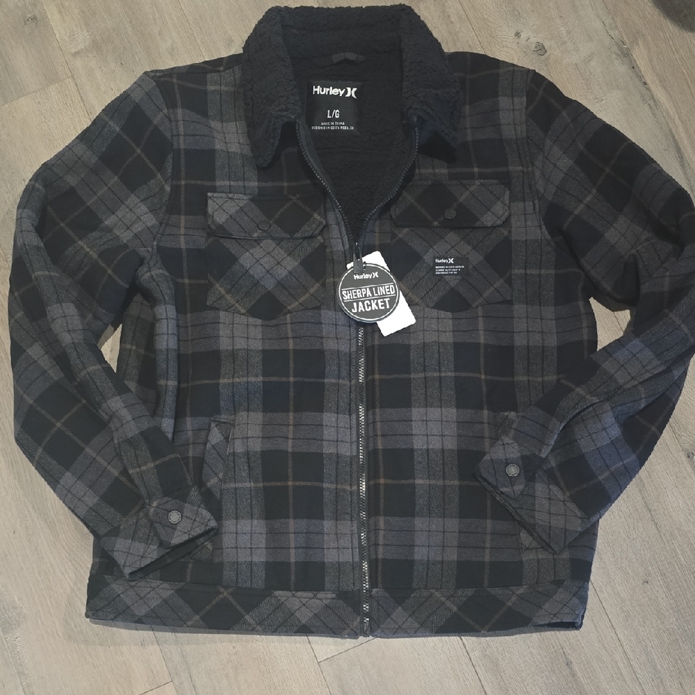 Hurley Men's Sherpa Lined  Jacket